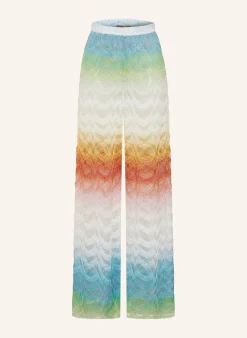 Strickhose mit Glitzergarn