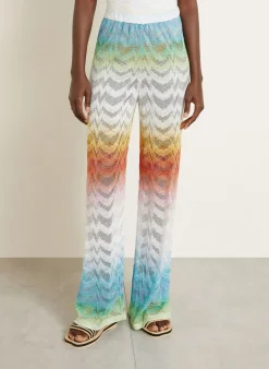 Strickhose mit Glitzergarn