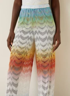 Strickhose mit Glitzergarn