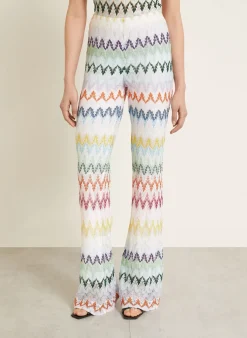Strickhose mit Glitzergarn