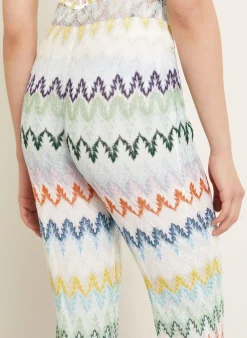 Strickhose mit Glitzergarn