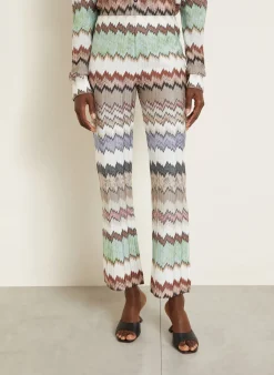 Strickhose mit Glitzergarn