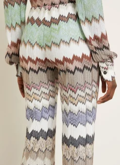 Strickhose mit Glitzergarn