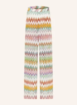 Strickhose mit Glitzergarn