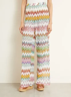 Strickhose mit Glitzergarn