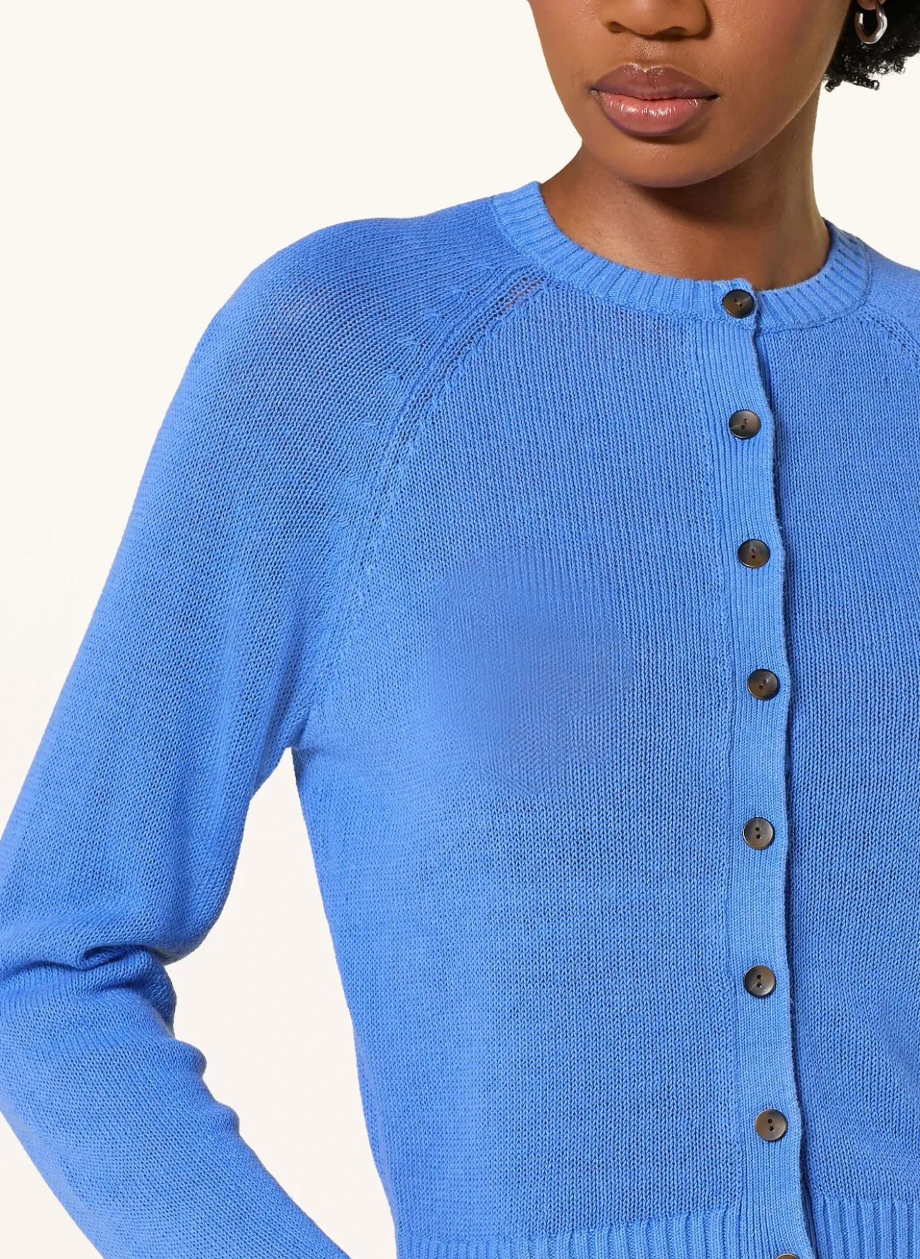 Strickjacke aus Leinen