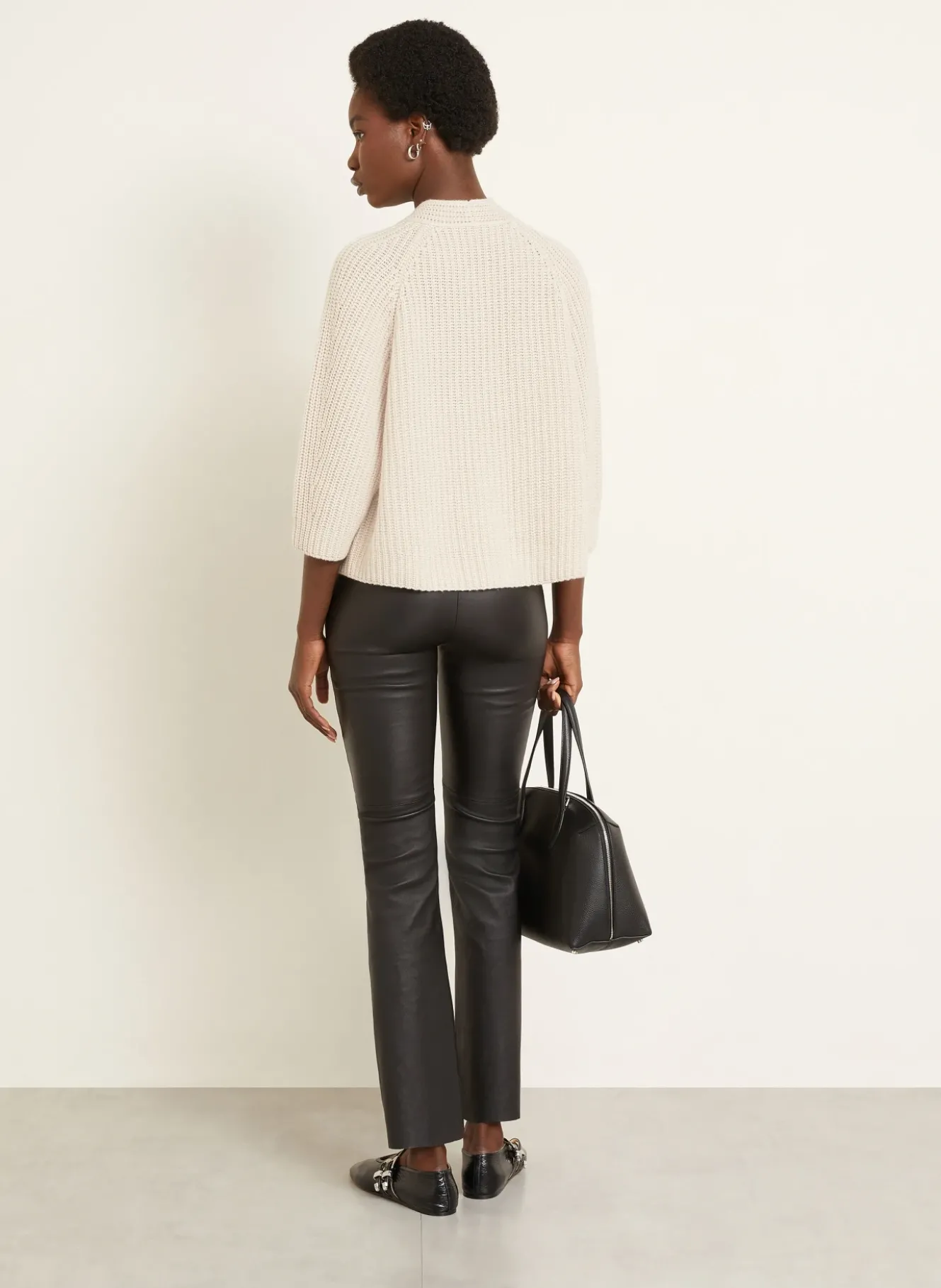 Strickjacke FALLOU aus Cashmere mit 3/4-Arm