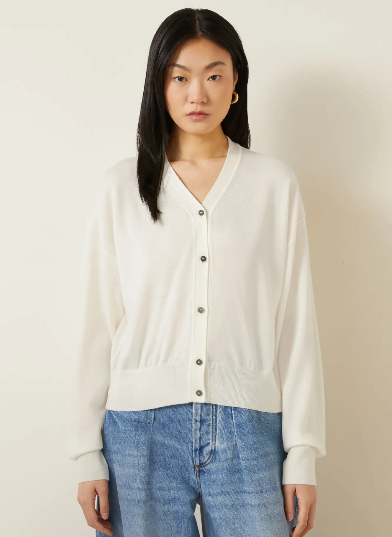 Strickjacke LE CARDIGAN J aus Merinowolle