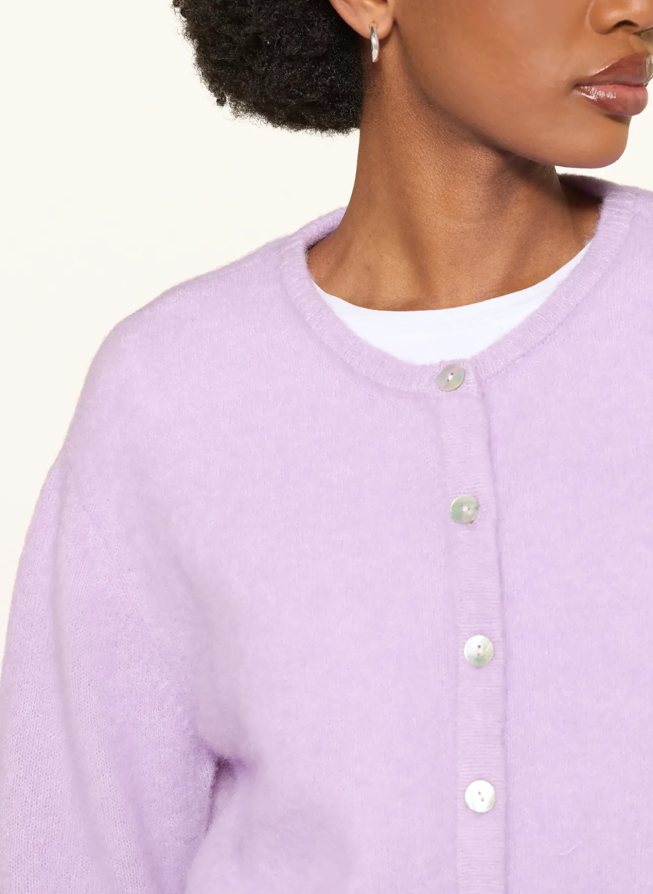 Strickjacke mit Alpaka