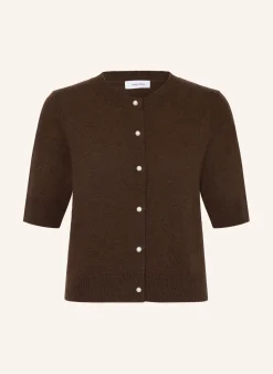 Strickjacke mit Cashmere und 3/4-Arm