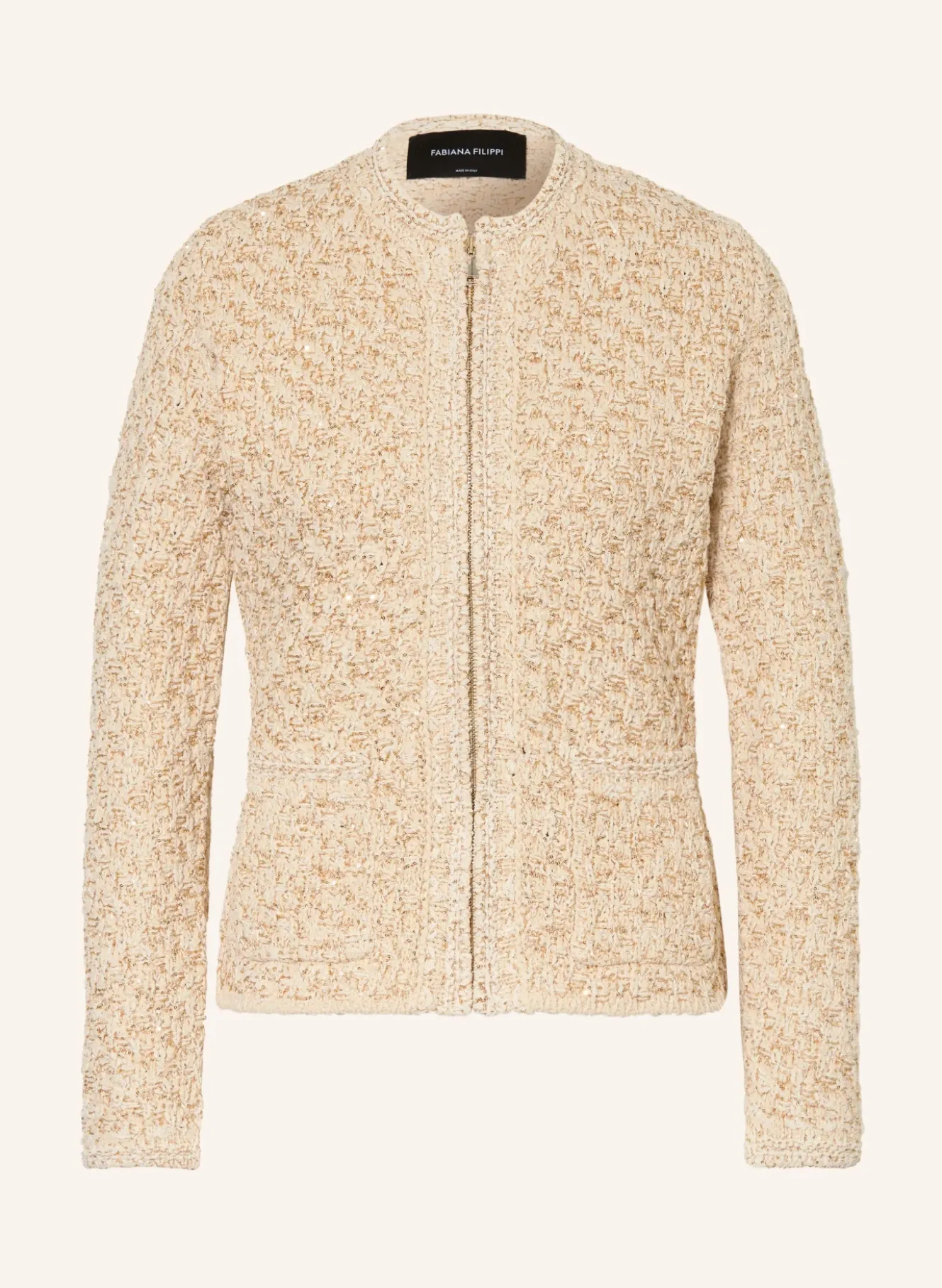 Strickjacke mit Pailetten