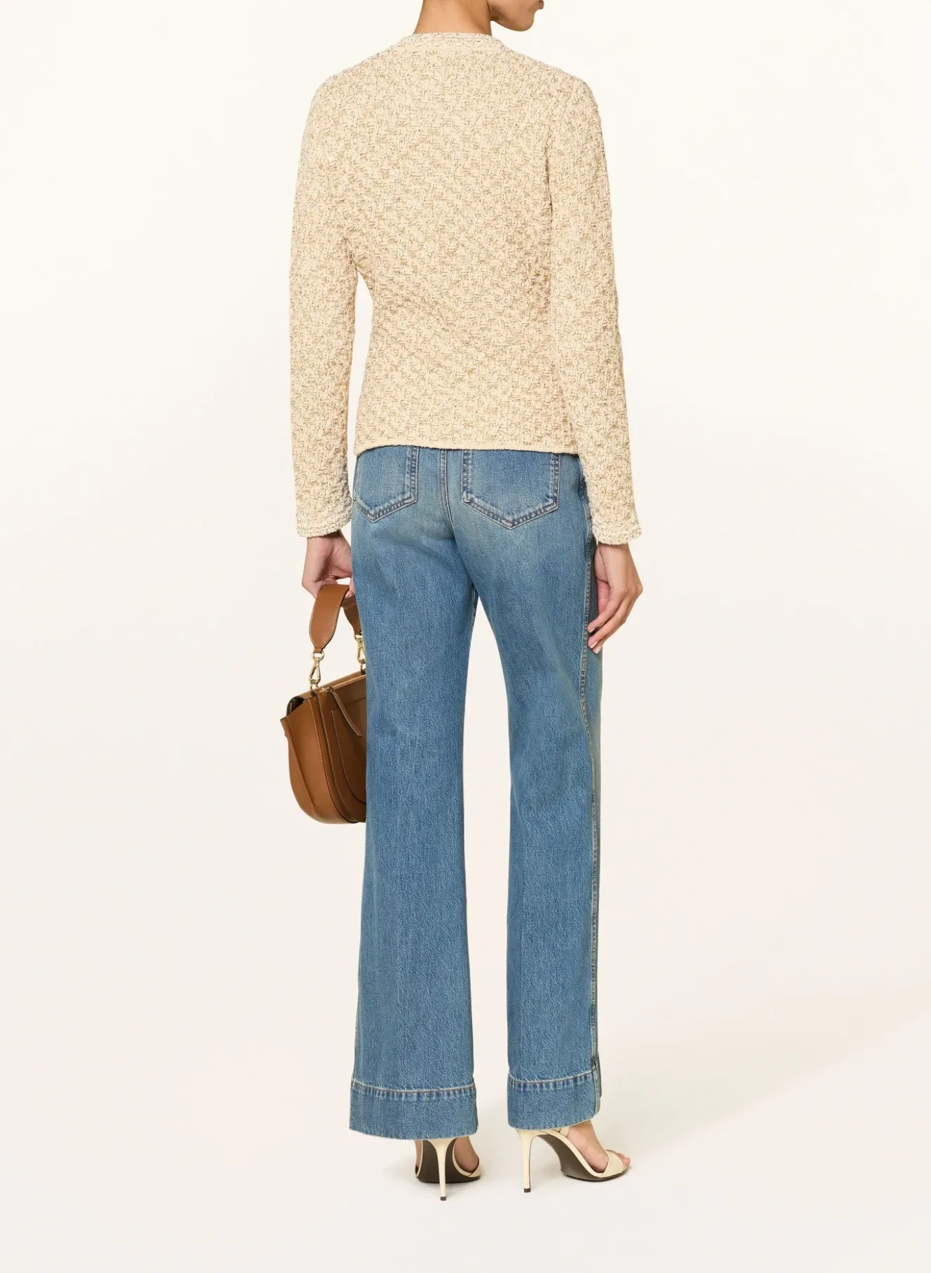 Strickjacke mit Pailetten