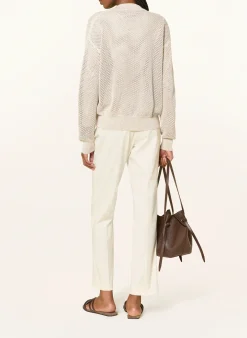 Strickjacke mit Pailletten