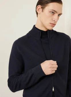 Strickjacke mit Seide