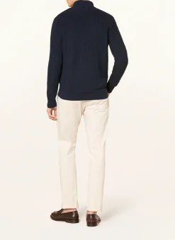 Strickjacke NEDO im Materialmix