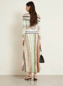 Strickkleid mit Plissees