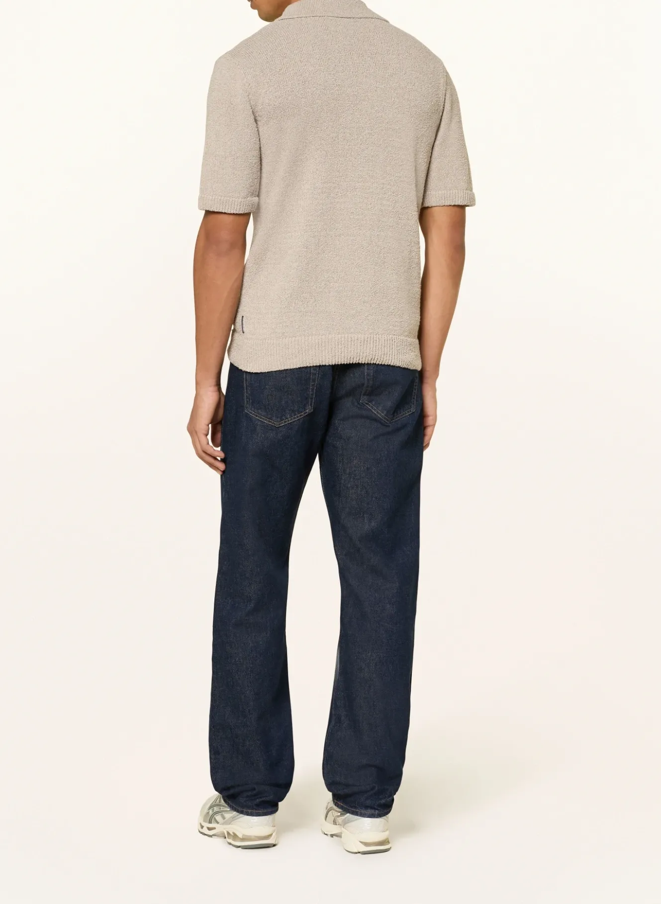 Strick-Poloshirt