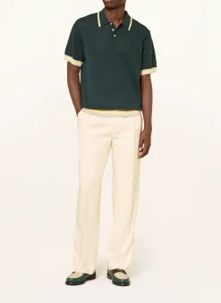 Strick-Poloshirt