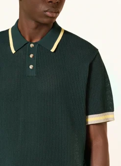 Strick-Poloshirt