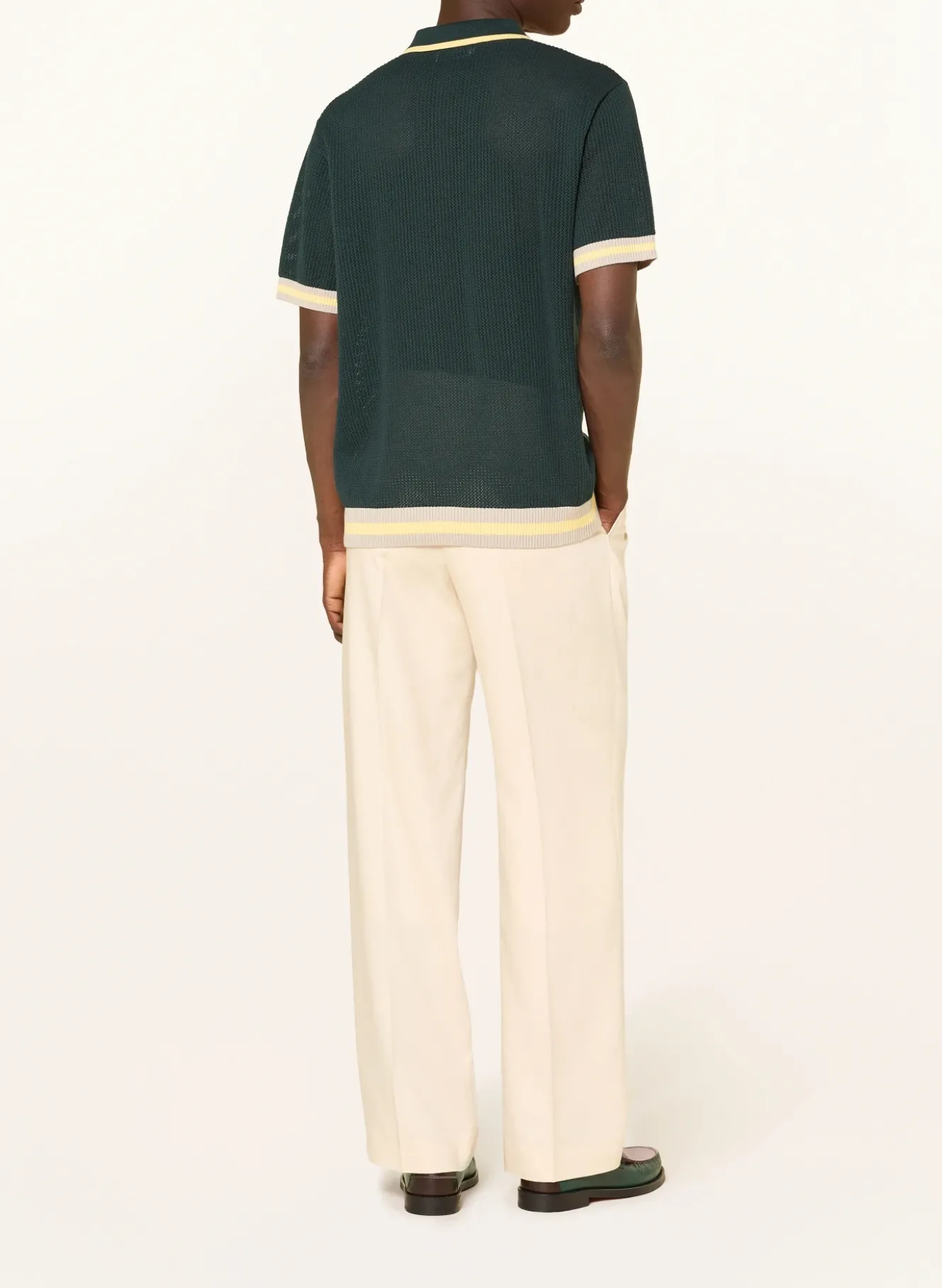 Strick-Poloshirt