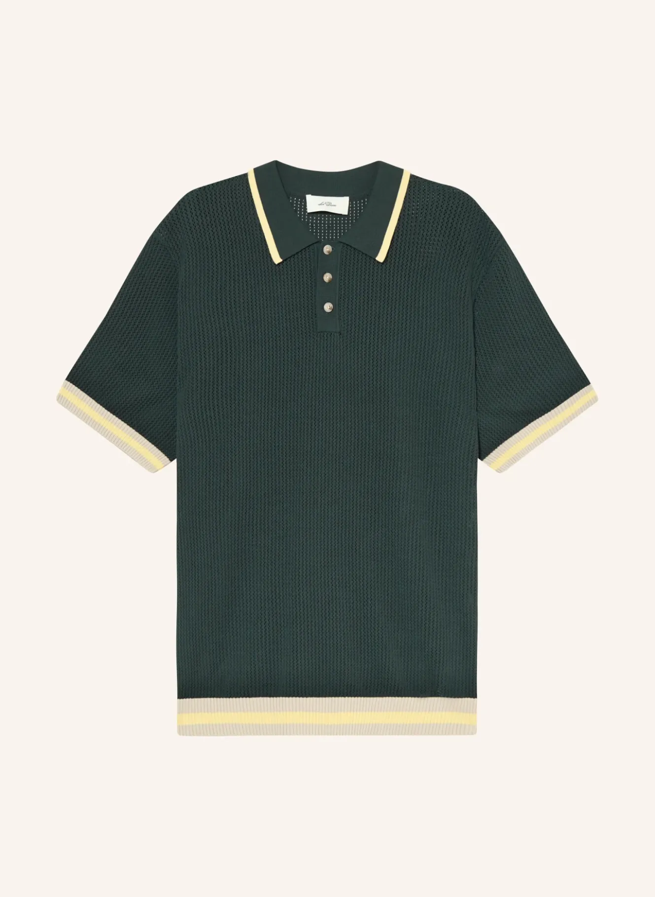 Strick-Poloshirt