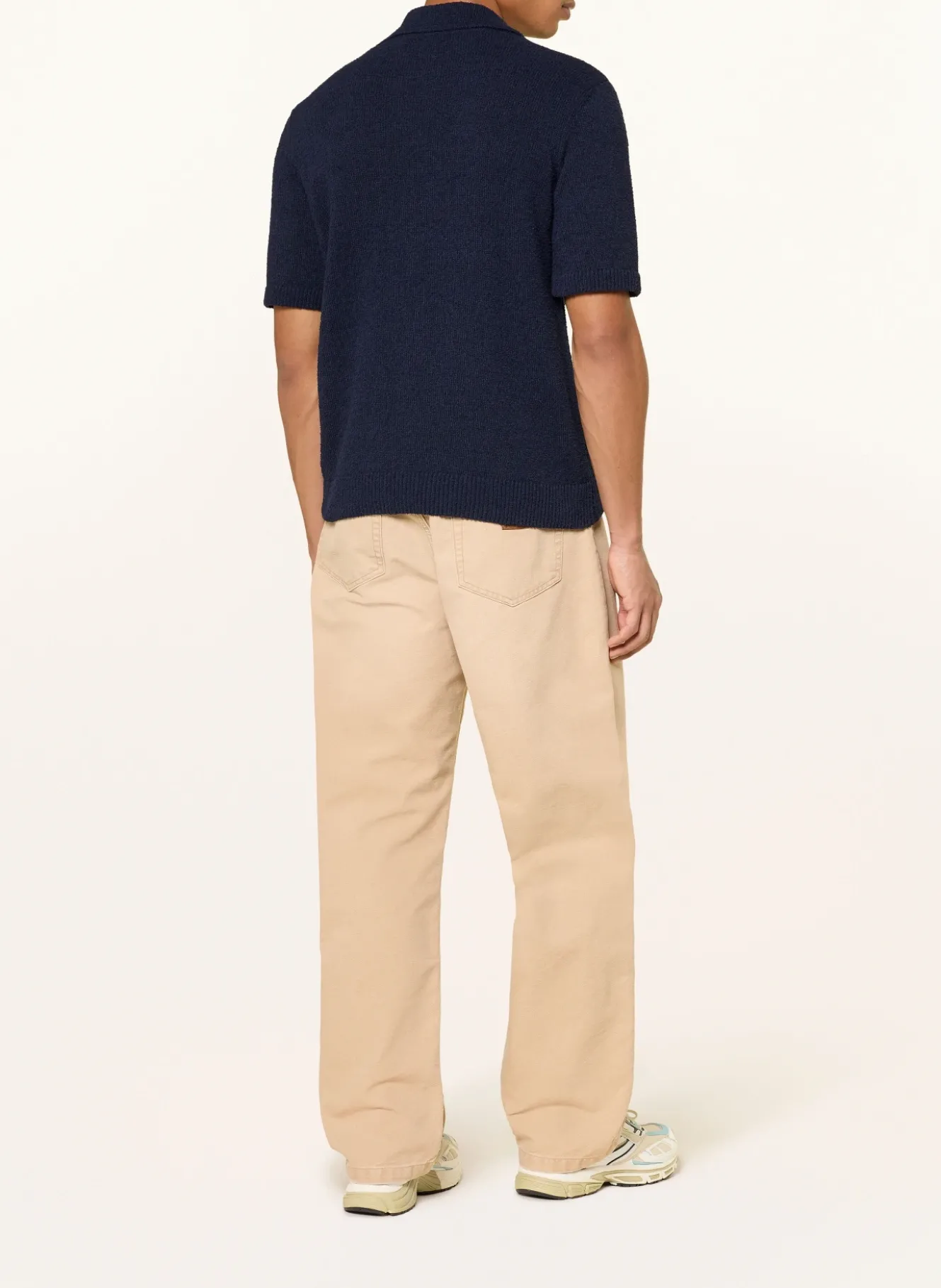 Strick-Poloshirt