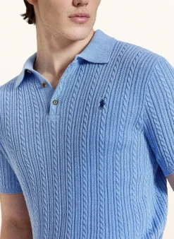 Strick-Poloshirt
