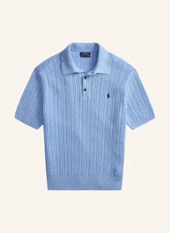 Strick-Poloshirt