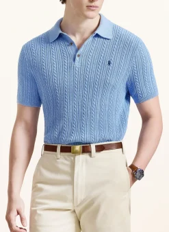 Strick-Poloshirt
