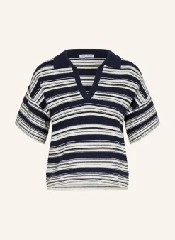 Strick-Poloshirt