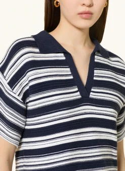 Strick-Poloshirt