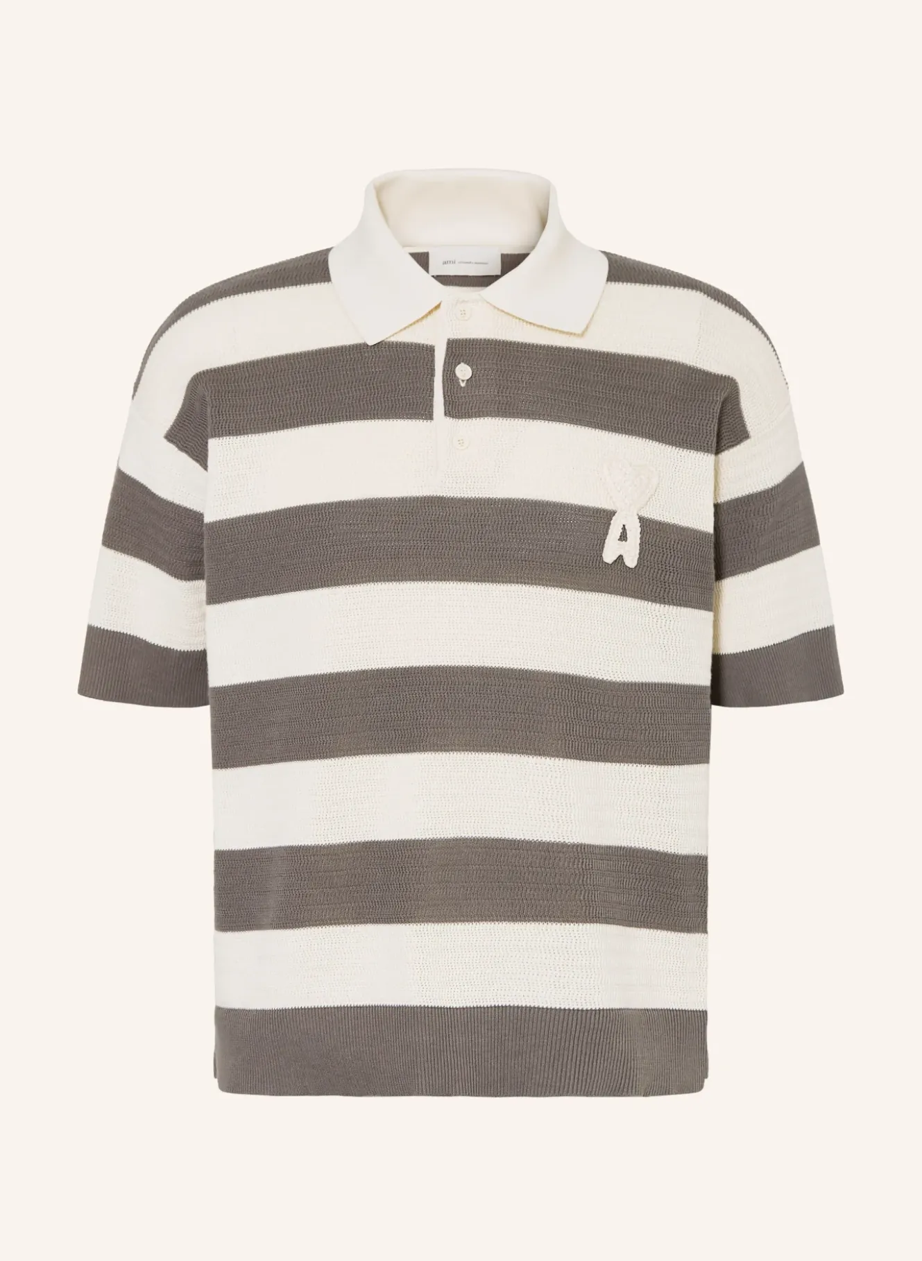 Strick-Poloshirt