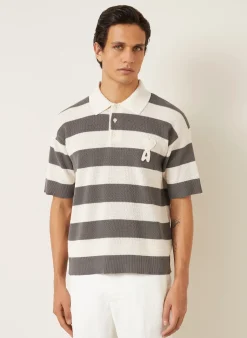 Strick-Poloshirt