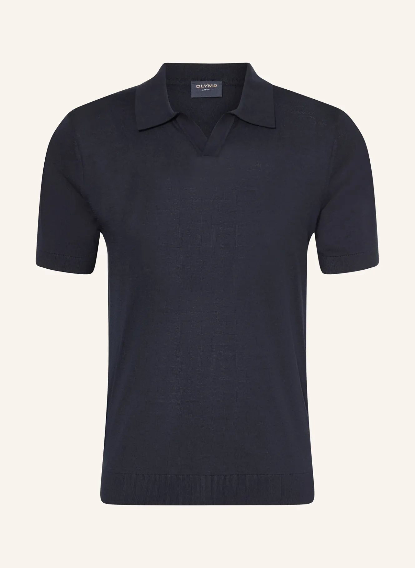 Strick-Poloshirt