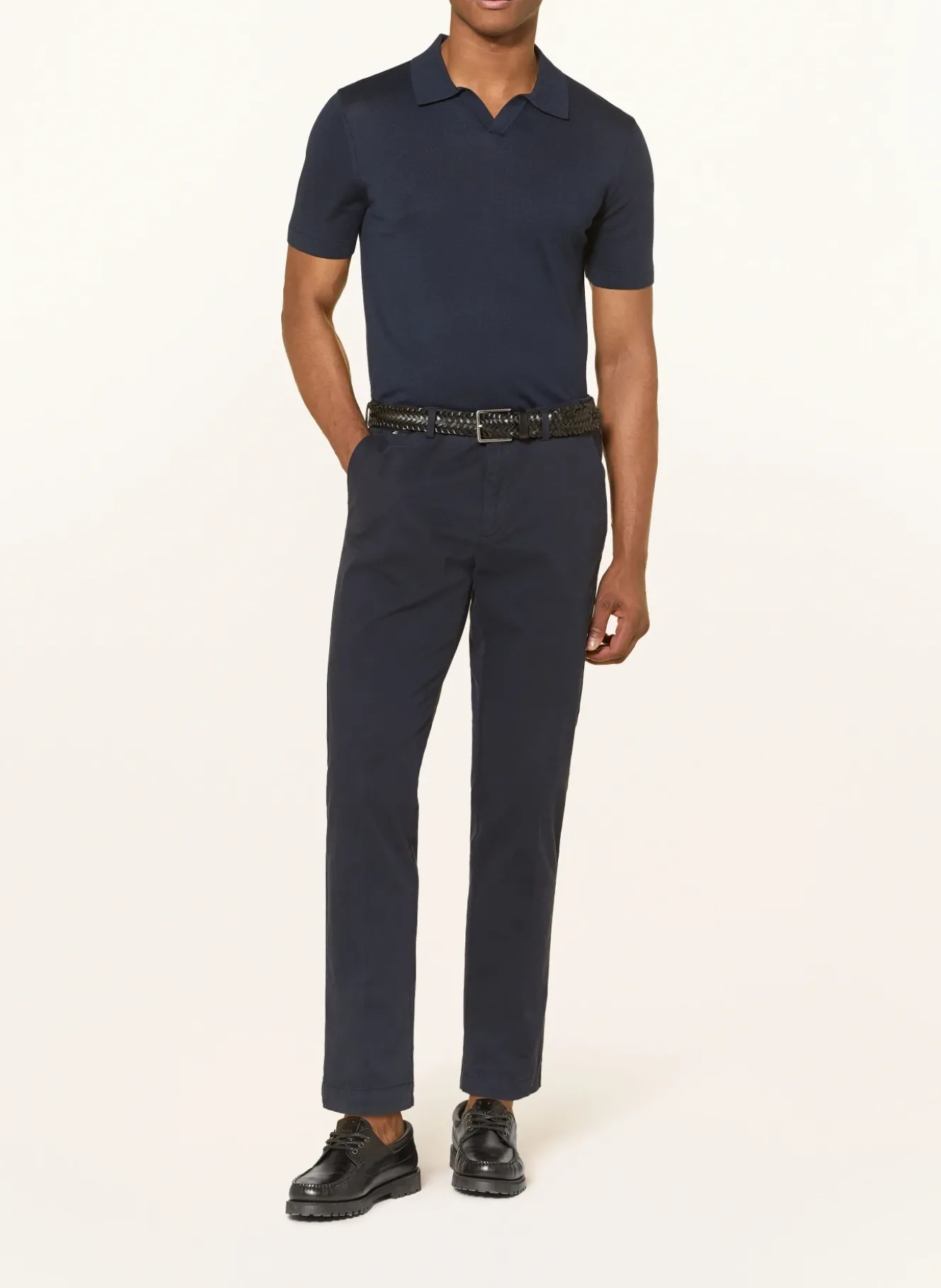 Strick-Poloshirt
