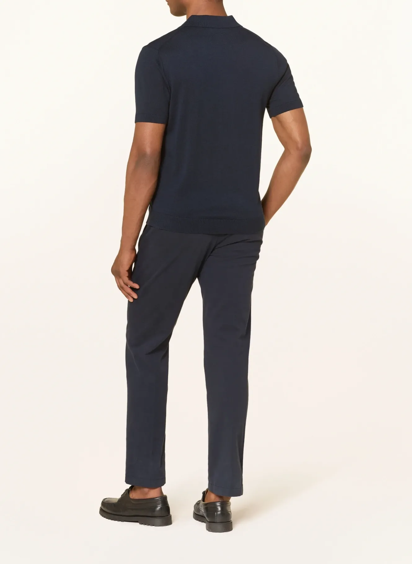 Strick-Poloshirt