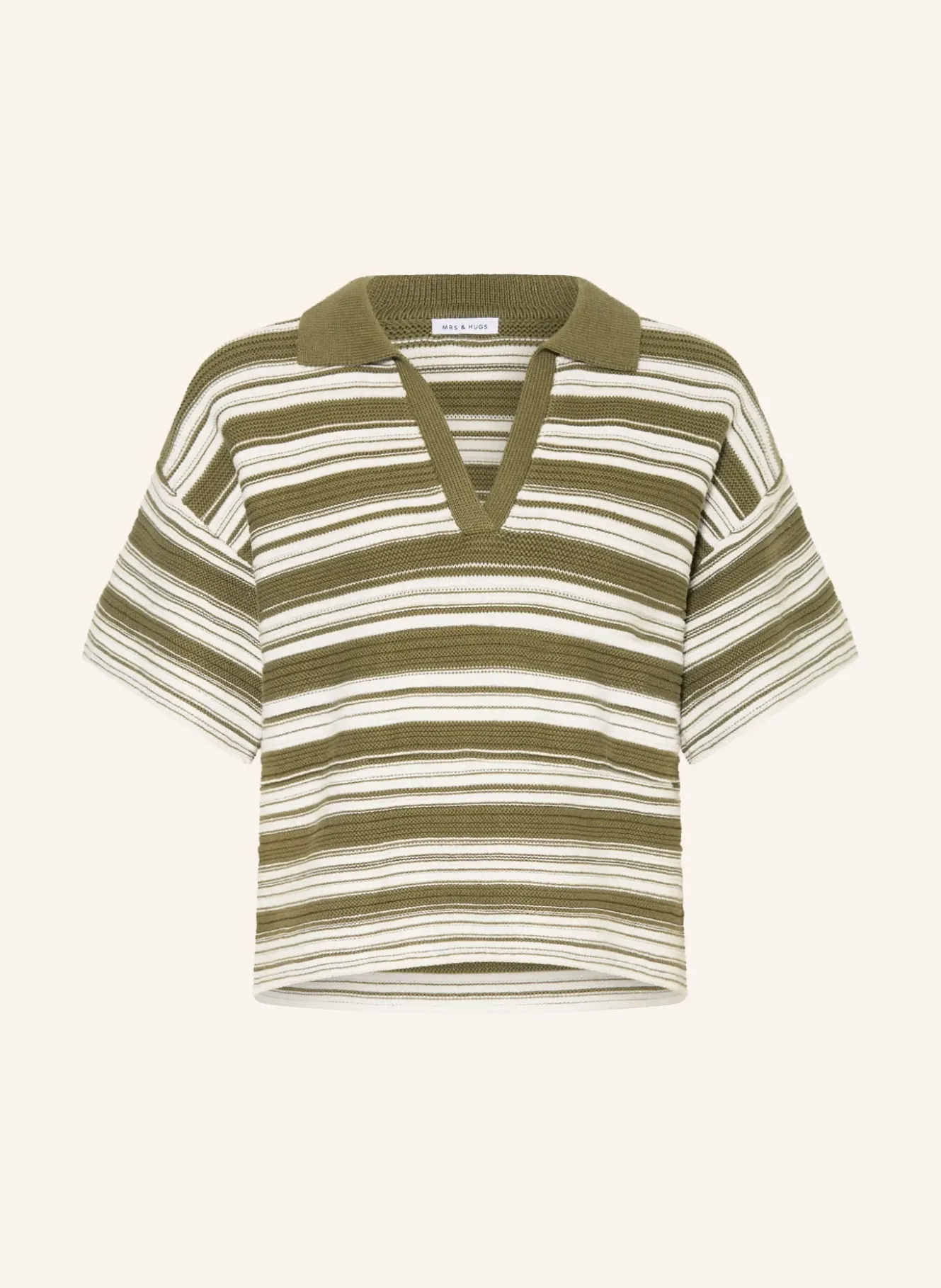 Strick-Poloshirt