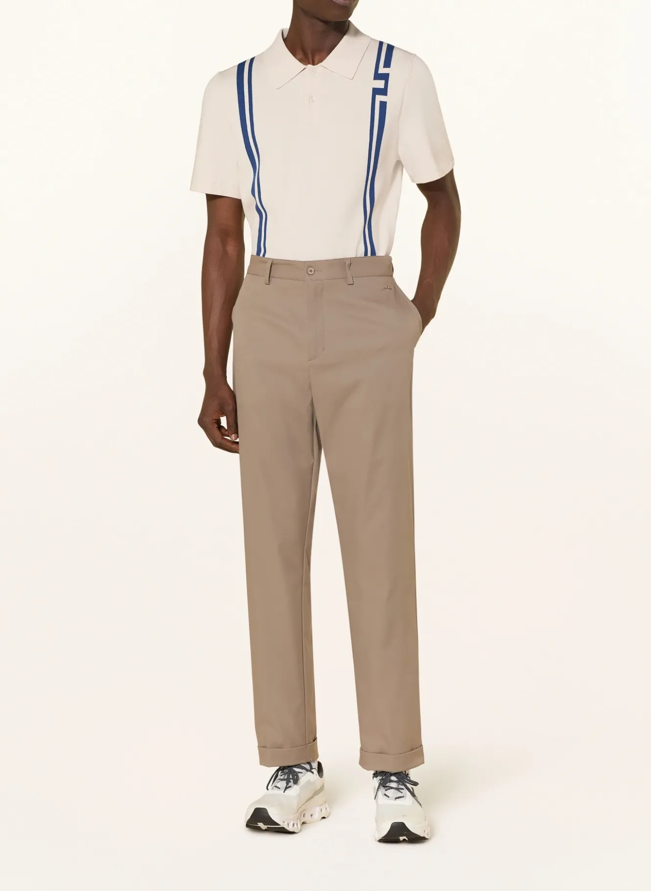 Strick-Poloshirt