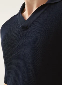 Strick-Poloshirt