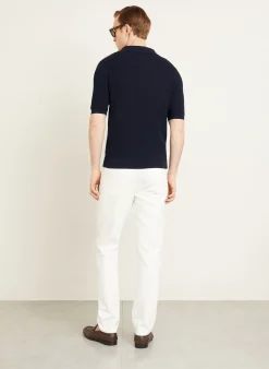 Strick-Poloshirt
