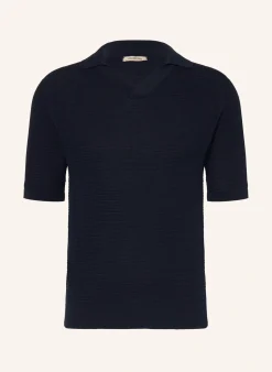 Strick-Poloshirt