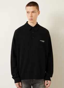 Strick-Poloshirt