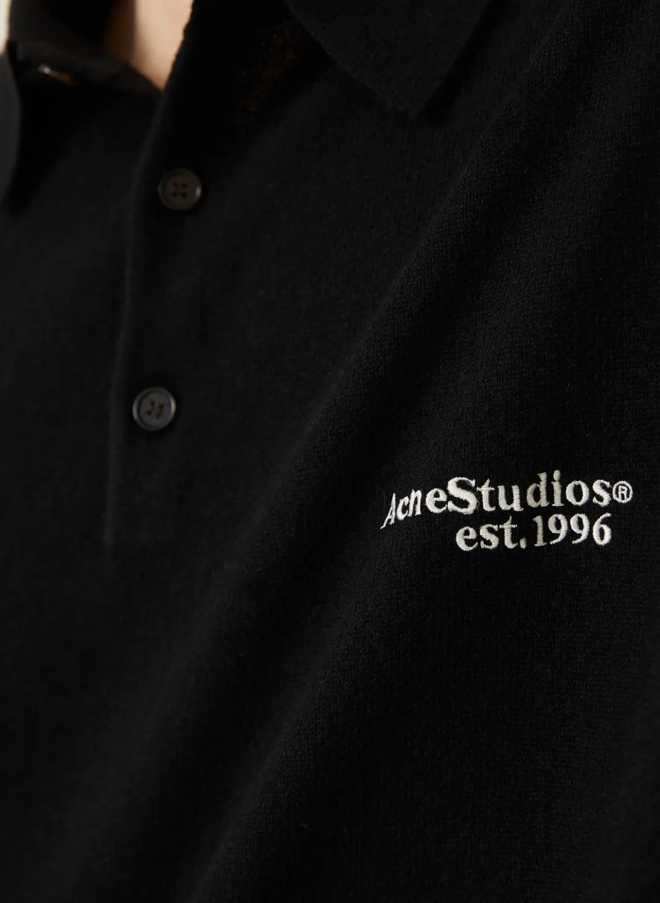 Strick-Poloshirt