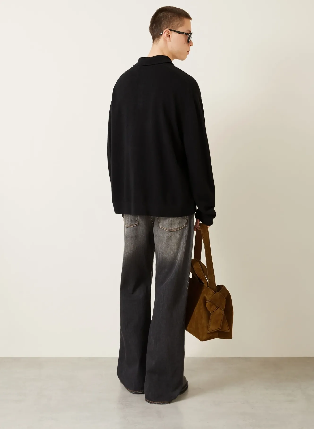 Strick-Poloshirt