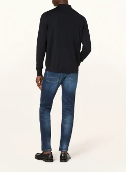 Strick-Poloshirt