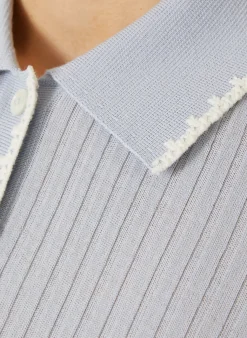 Strick-Poloshirt
