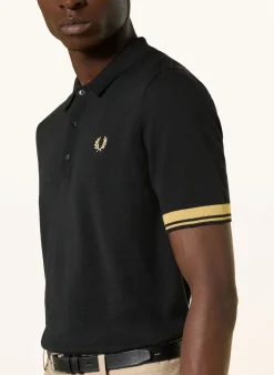 Strick-Poloshirt
