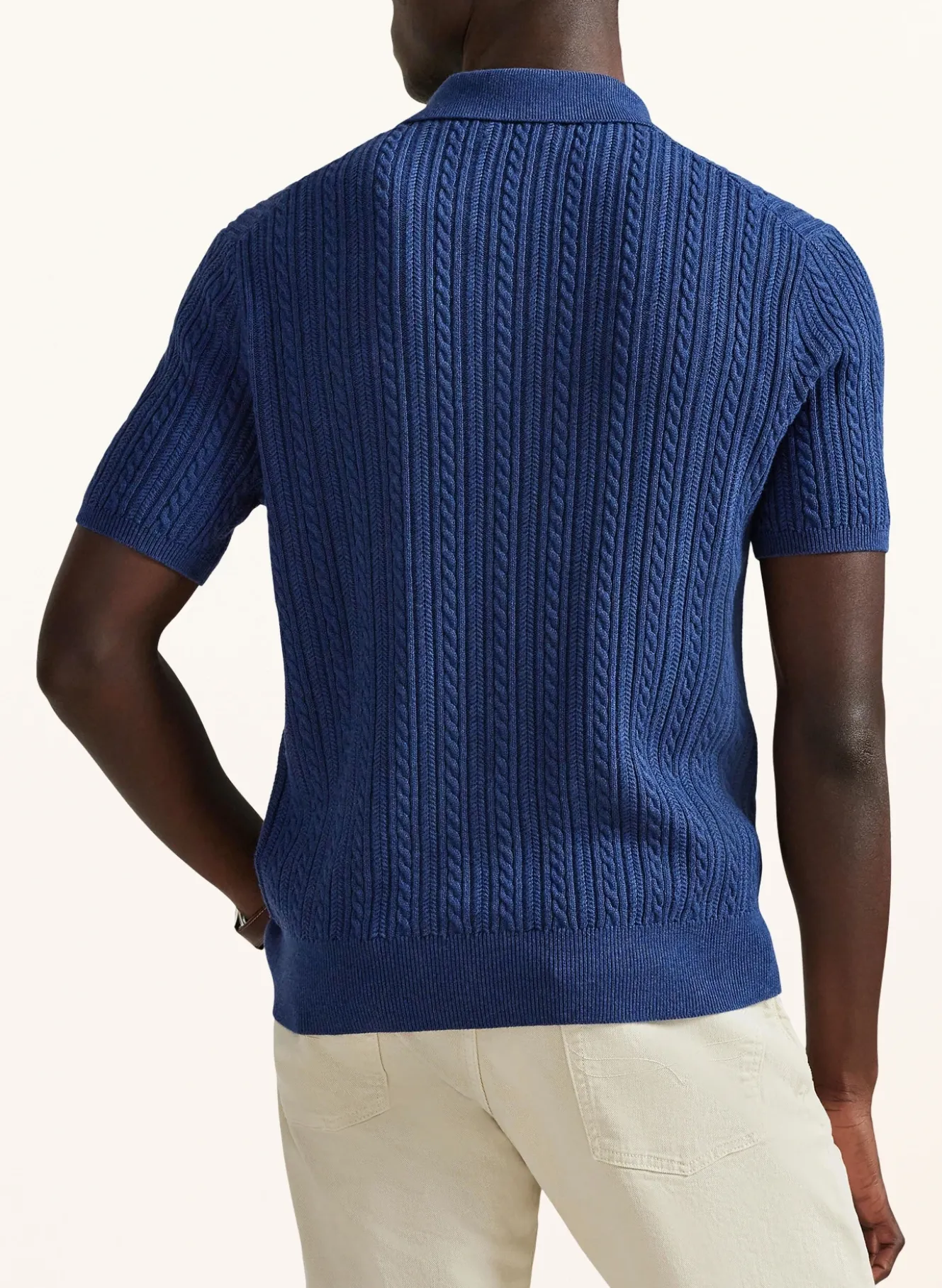 Strick-Poloshirt