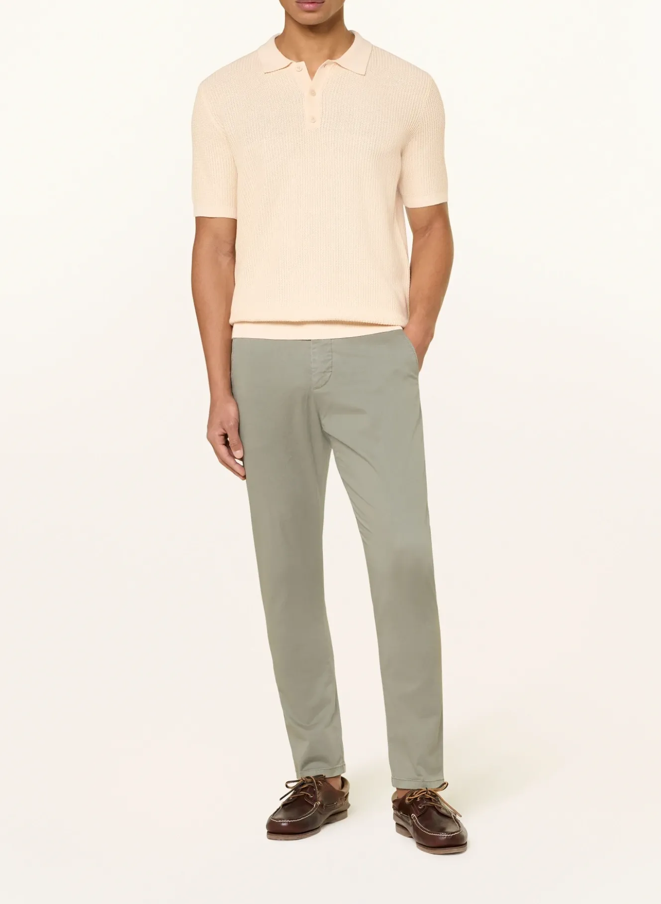Strick-Poloshirt