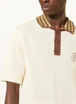 Strick-Poloshirt